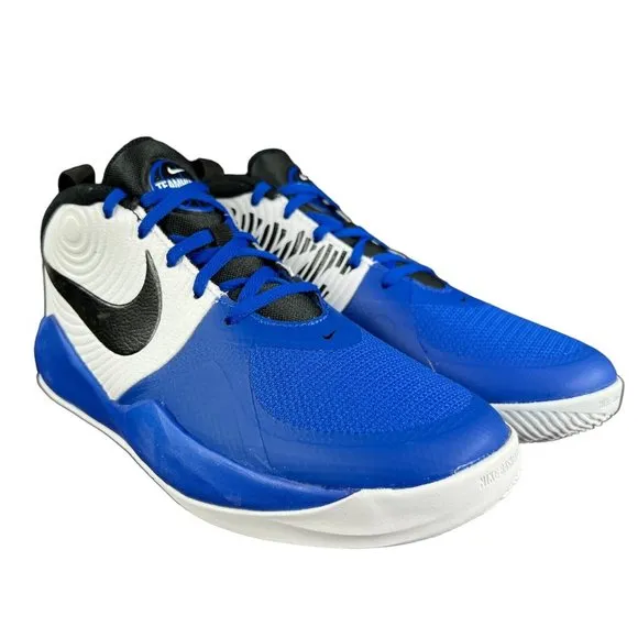 Nike Team Hustle D Game Royal White Shoes AQ4224-405 Youth Boy's Size 7 Y (GS)