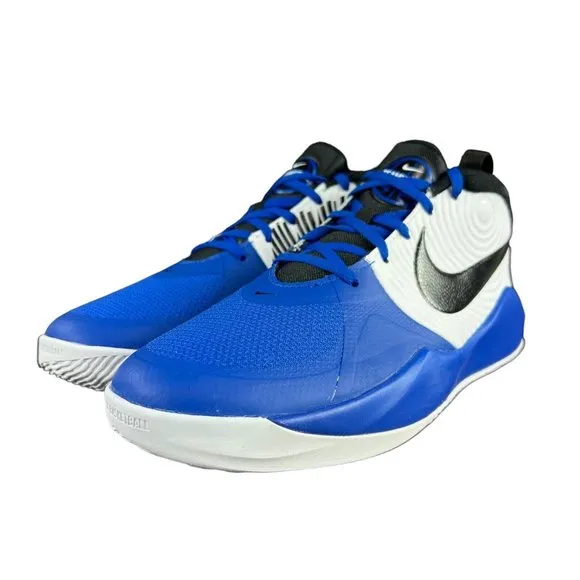 Nike Team Hustle D Game Royal White Shoes AQ4224-405 Youth Boy's Size 7 Y (GS)