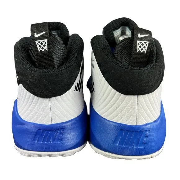 Nike Team Hustle D Game Royal White Shoes AQ4224-405 Youth Boy's Size 7 Y (GS)