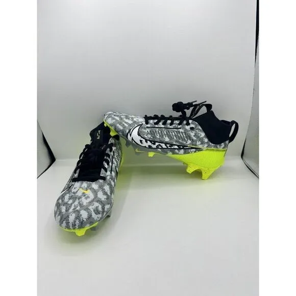 NIKE VAPOR EDGE PRO 360 2 FOOTBALL CLEATS FB8443-703 VOLT BLACK Mens Size 8.5