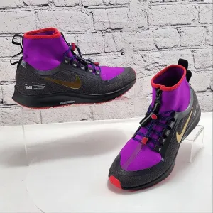 NIKE VAPORFLY X NIKE PEGASUS SHIELD  - Sneakers, Zipper, grey/purple, size 7.5