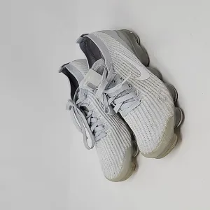 Nike Vapormax Flyknit 2021 Women's White Plat Silver Size 8