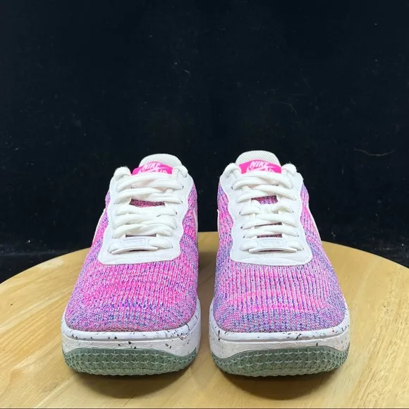 Nike W AF1 Crater Flyknit Pink DC7273-500 Air Force 1 Shoes Sneakers