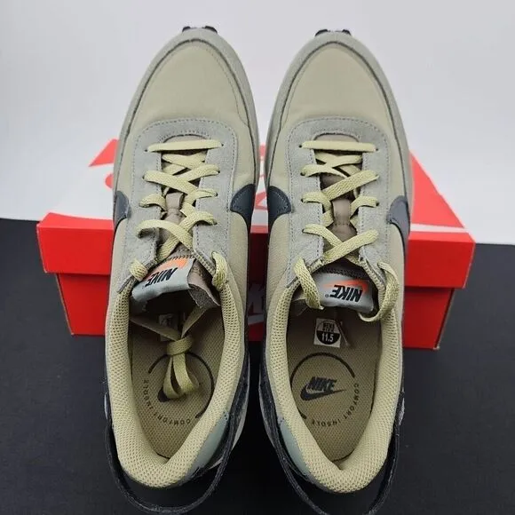 Nike Waffle Debut SE Shoes Green Olive FJ4196-200 Sneaker Running Men's‎ Sz 11.5