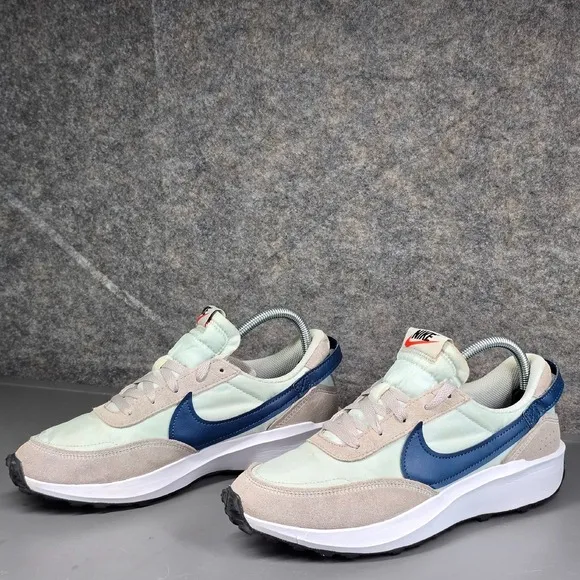 Nike Waffle Debut Sneakers Casual Running Shoes Blue White‎ Size 9 Women's