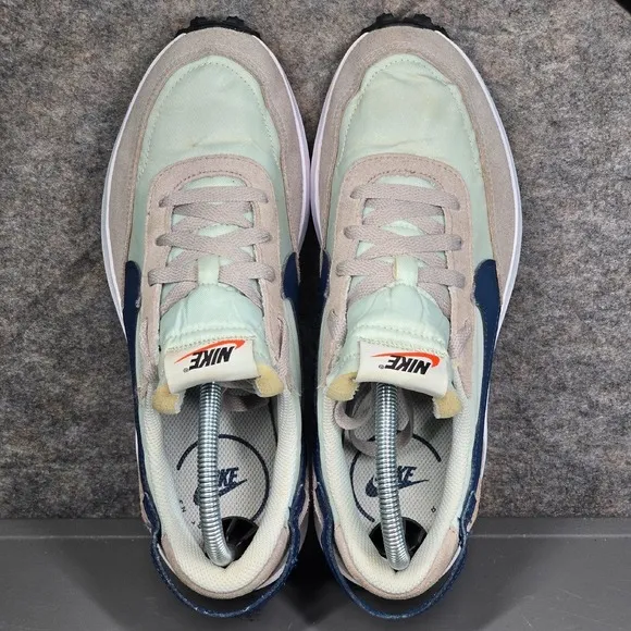 Nike Waffle Debut Sneakers Casual Running Shoes Blue White‎ Size 9 Women's