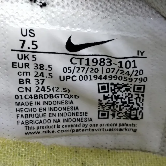 Nike Waffle Racer Crater Athletic Sneakers Womens Size 7 Photon Dust Crimson