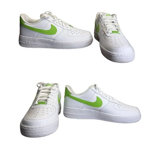 Nike WMNS Air Force 1 '07 White/Action Green Sz 8 DD8959-112