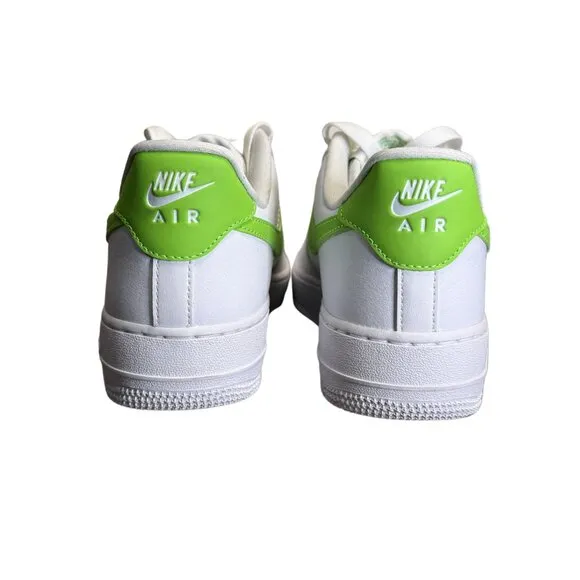 Nike WMNS Air Force 1 '07 White/Action Green Sz 8 DD8959-112