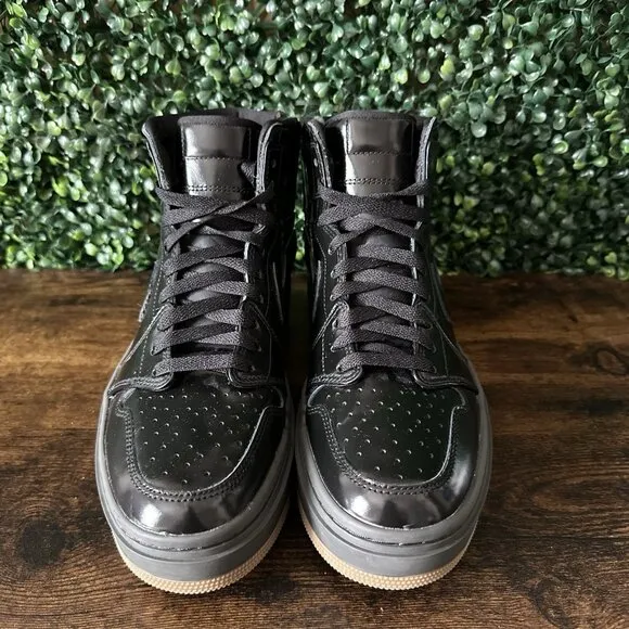 Nike Women Air Jordan 1 Elevate High SE Black Gum Size 9 FB9894-001 Sneakers