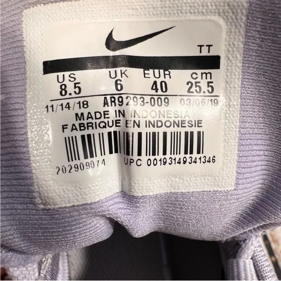 Nike Women's Air Max 720 'Oxygen Purple' Sneaker Size 8.5