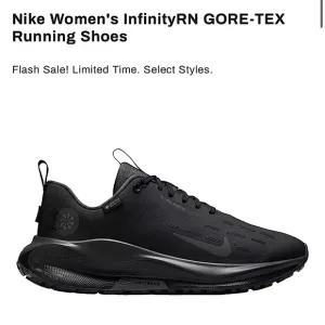 Nike Women's Black InfinityRN GORE-TEX Running Shoes Size 8 FB2197-002