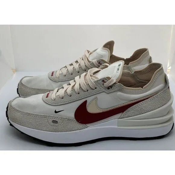 Nike Women's Waffle One SE Shoes Double Swoosh Red DX4309-100 Size 9