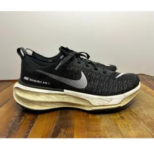 Nike Women's Zoom X Invincible Run Flyknit 3 Running Shoes Black Size 9.5