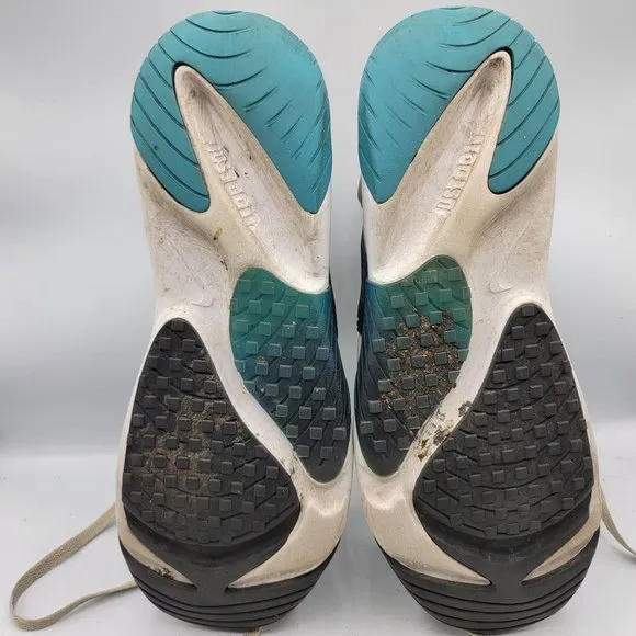 Nike Zoom Air Max 2K Mens Size 10.5 White Teal Nebula Sneaker Shoes A00269-106