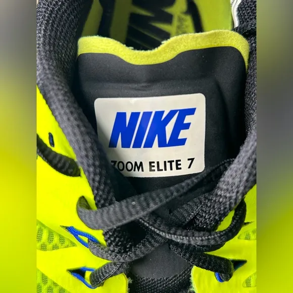 Nike Zoom Elite 7 Neutral Ride Running Shoes Volt Blue Men's 11.5 Sneaker