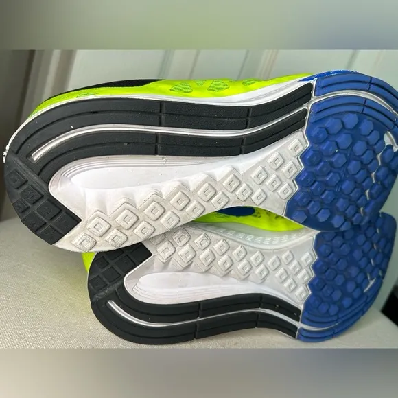 Nike Zoom Elite 7 Neutral Ride Running Shoes Volt Blue Men's 11.5 Sneaker