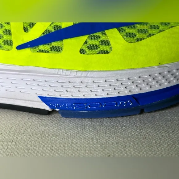 Nike Zoom Elite 7 Neutral Ride Running Shoes Volt Blue Men's 11.5 Sneaker