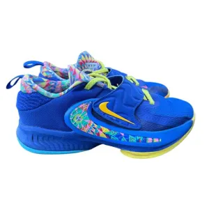 Nike Zoom Freak 4 SE Sneakers Shoes Kids 3Y Blue Hook &amp; Loop Lace Up DV3016-400