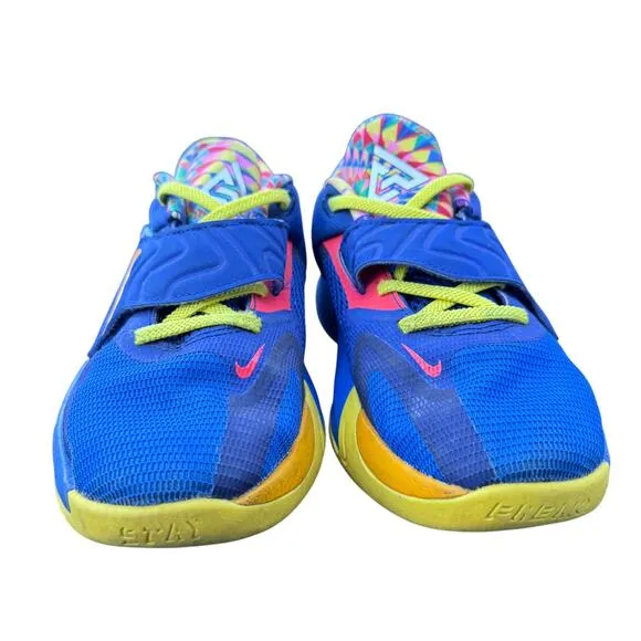 Nike Zoom Freak 4 SE Sneakers Shoes Kids 3Y Blue Hook &amp; Loop Lace Up DV3016-400