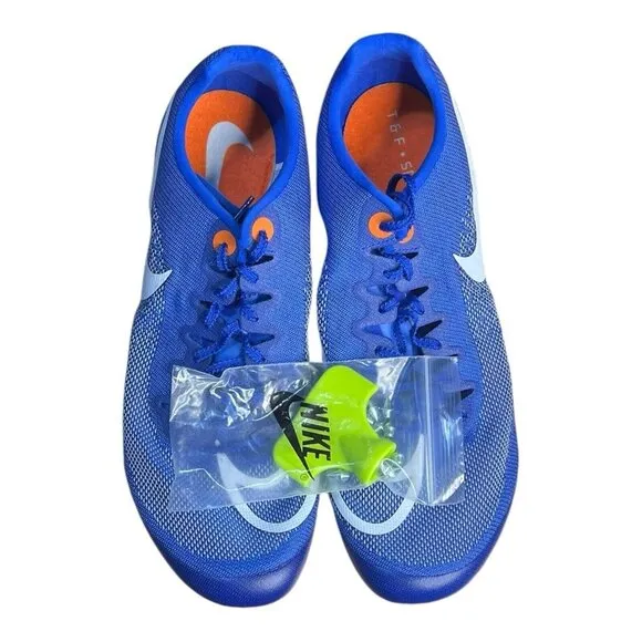Nike Zoom Ja Fly 4 Track &amp; Field Sprint Spikes Racer Blue Size 12 DR2741-400
