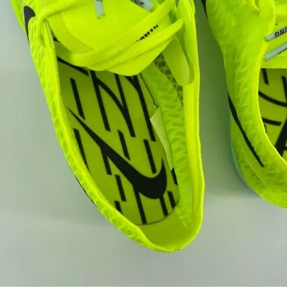 Nike Zoom Mamba V DR9945-700 Electric Yellow Track Spike Running Shoes Size 9.5