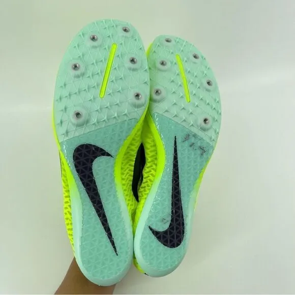 Nike Zoom Mamba V DR9945-700 Electric Yellow Track Spike Running Shoes Size 9.5