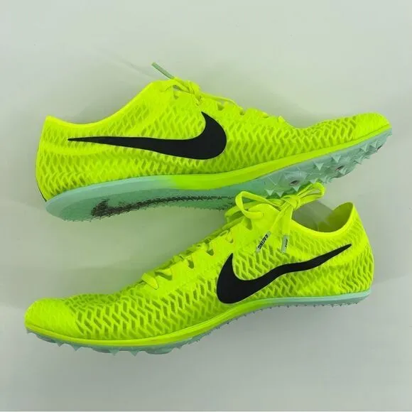Nike Zoom Mamba V DR9945-700 Electric Yellow Track Spike Running Shoes Size 9.5