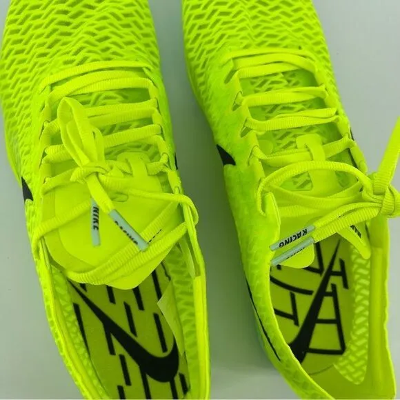 Nike Zoom Mamba V DR9945-700 Electric Yellow Track Spike Running Shoes Size 9.5