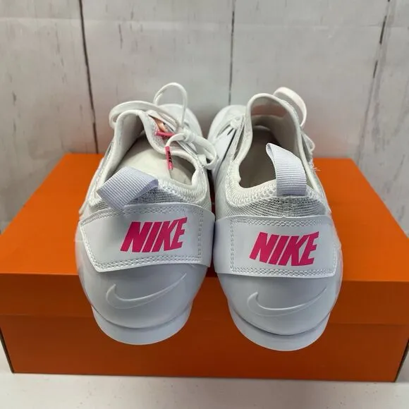 Nike Zoom Pole Vault Elite Track Shoes White Orange Men's Size 14 AA1204-101