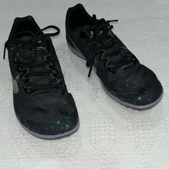Nike Zoom‎ Rival D Men’s 10 womens 11.5 Black Stellar racing shoes cleats unisex