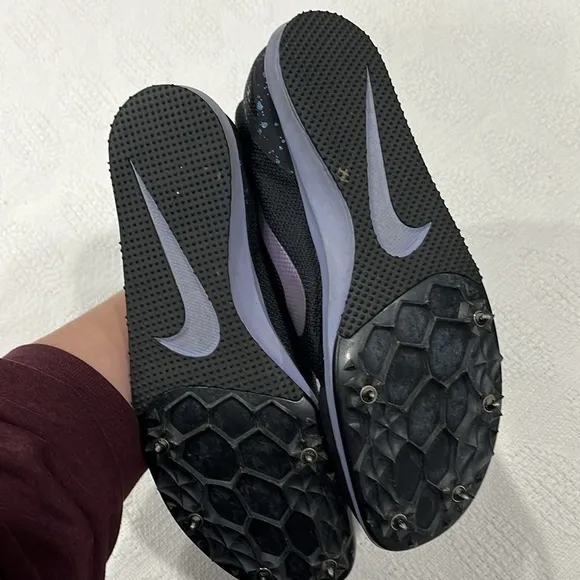 Nike Zoom‎ Rival D Men’s 10 womens 11.5 Black Stellar racing shoes cleats unisex