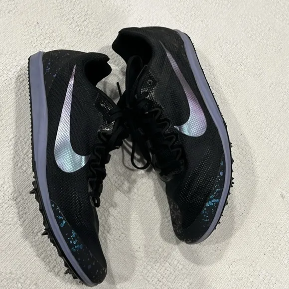 Nike Zoom‎ Rival D Men’s 10 womens 11.5 Black Stellar racing shoes cleats unisex