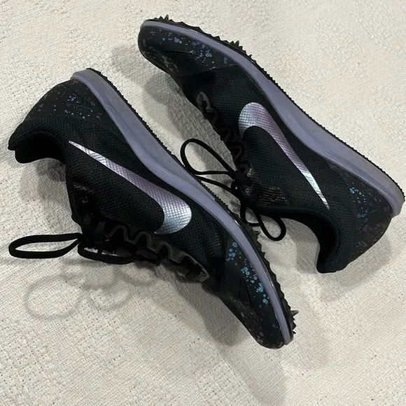 Nike Zoom‎ Rival D Men’s 10 womens 11.5 Black Stellar racing shoes cleats unisex