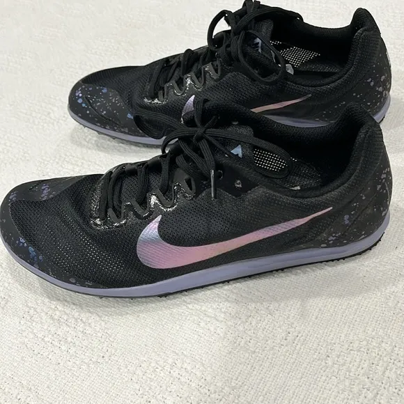 Nike Zoom‎ Rival D Men’s 10 womens 11.5 Black Stellar racing shoes cleats unisex