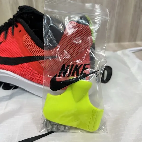 Nike Zoom Rival Distance DC8725-601 Red Volt Running Spikes Shoes Men's Size 11