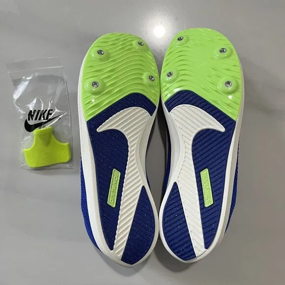Nike Zoom Rival Distance Men’s Track Spikes Shoes Blue New DC8725-401 Men Sz 9.5