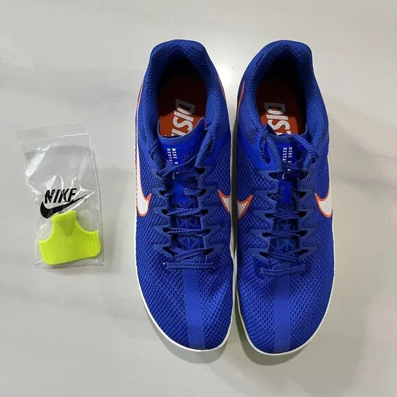 Nike Zoom Rival Distance Men’s Track Spikes Shoes Blue New DC8725-401 Men Sz 9.5