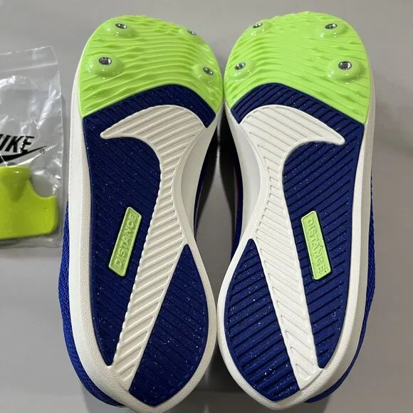 Nike Zoom Rival Distance Men’s Track Spikes Shoes Blue New DC8725-401 Men Sz 9.5