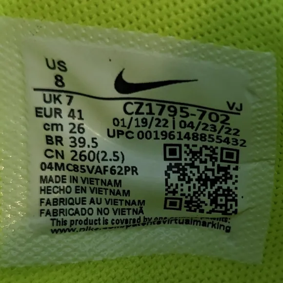 Nike Zoom Rival XC5 Volt Mint Foam CZ1795-702 Track Field Distance Spikes shoes