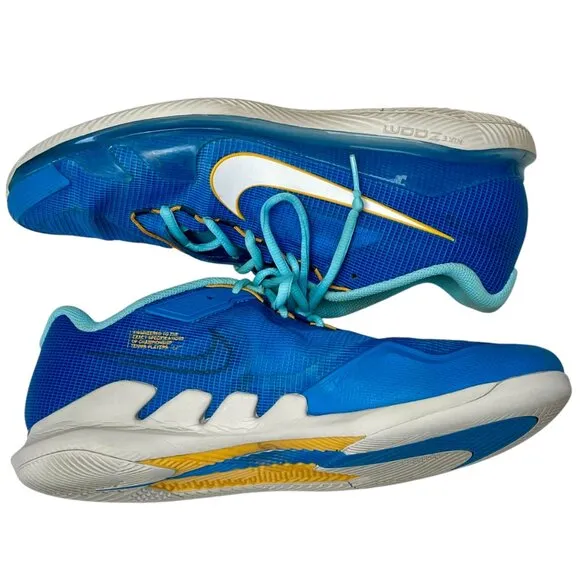 Nike Zoom Vapor Pro Hard Court Tennis Shoes Blue White Men Size 10 Pickleball