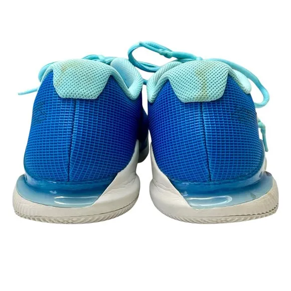 Nike Zoom Vapor Pro Hard Court Tennis Shoes Blue White Men Size 10 Pickleball