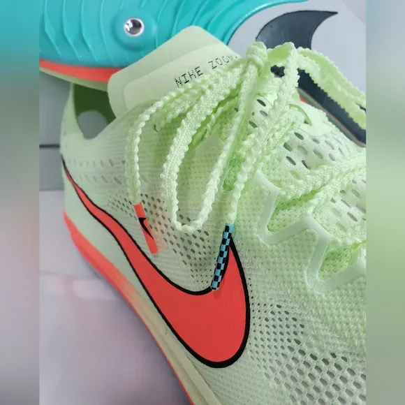 Nike ZoomX Dragonfly Barely Volt Hyper Orange Track Field Spike size Men's 13