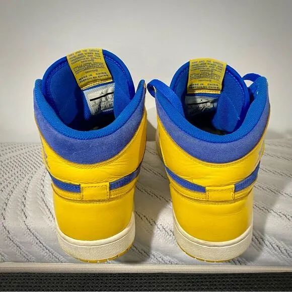 NIKE AIR JORDAN 1 RETRO HIGH RARE OG LANEY MENS BASKETBALL SHOES - MENS SZ 9