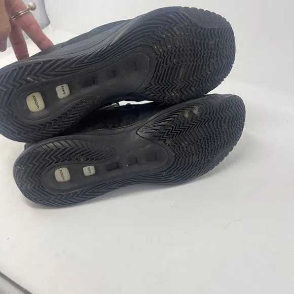 Nike Men's Black Zoom Lace-Up Shoes Size 13