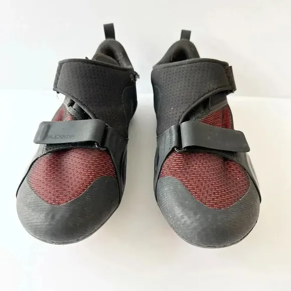 NIKE Superrep Cycling Shoes Womens Size 11.5 With Cleats Black Orange Peleton