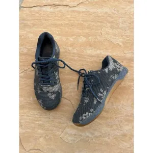 NO BULL Blue Floral Super Fabric Field Trainer Crossfit Sneakers Women 8 Men 6.5