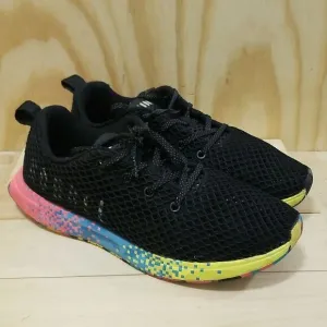 No Bull Women’s Sz 11.5 Men's Sz  10 Black Gum Trainer Sneakers CrossFit Shoes
