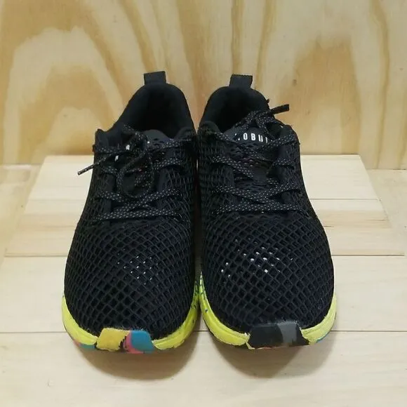 No Bull Women’s Sz 11.5 Men's Sz  10 Black Gum Trainer Sneakers CrossFit Shoes