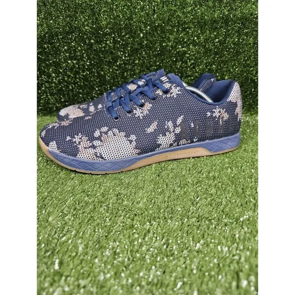 NoBull Athletic Gym Crossfit Floral Gum Sole Sneakers Mens Size US‎ 12.5